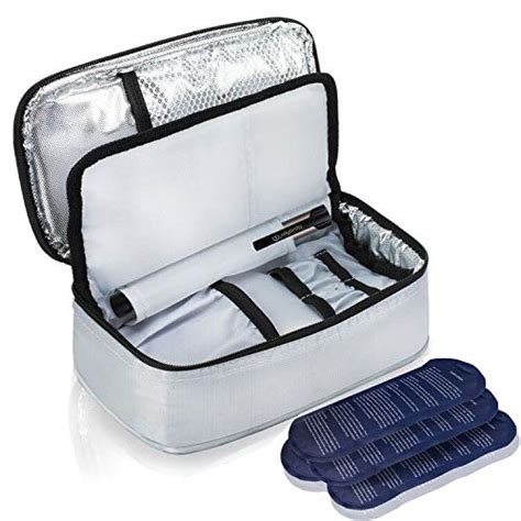 refrigerated medication travel bag|small insulated bags for medication.